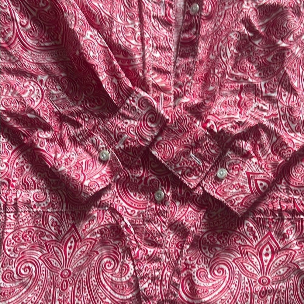 Tommy Hilfiger Pink Smocked Polo Collar Dress 3/4 sleeve - Picture 10 of 12